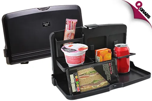 From QR49, Eat Better On the Go with Foldable Travel Dining Trays for the Car! (Up to QR160 Value)